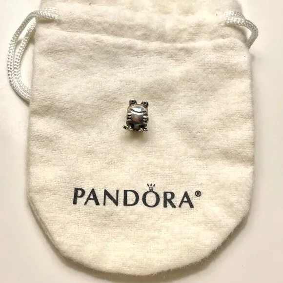 Authentic Pandora Happy Frog Charm – 925 Sterling Silver - Picture 2 of 5